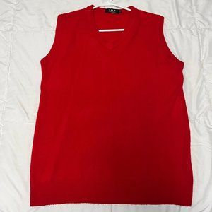 Large Red Sweater Vest